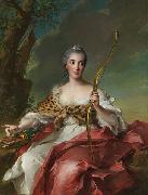 Jean Marc Nattier Madame de Maison-Rouge as Diana oil painting artist